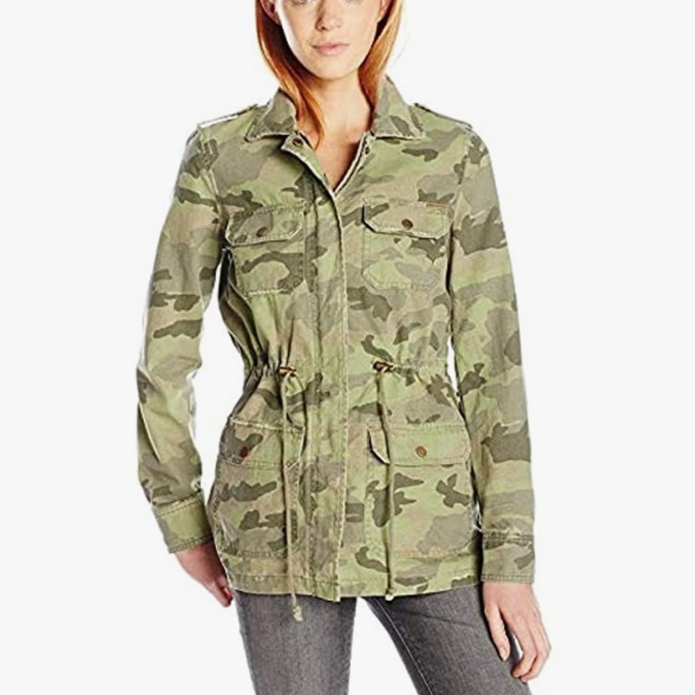 Billabong light green camo jacket
